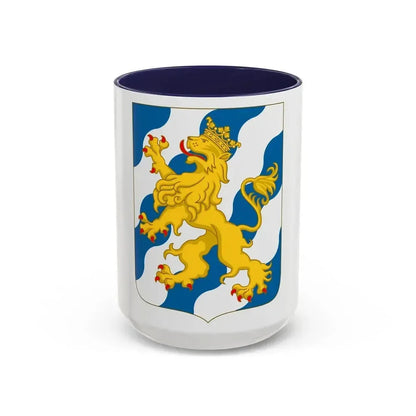 Arms of Bjelbo - Accent Coffee Mug 15oz Navy - Go Mug Yourself