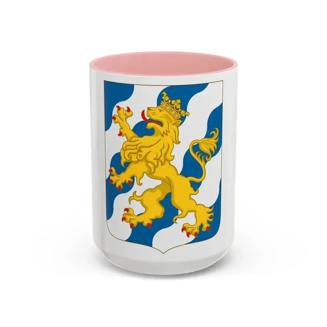Arms of Bjelbo - Accent Coffee Mug 15oz Pink - Go Mug Yourself