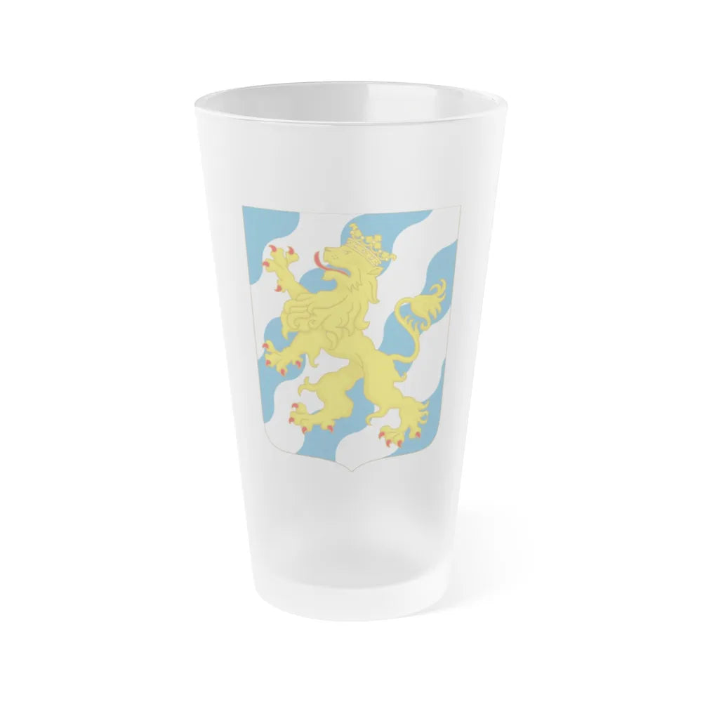 Arms of Bjelbo - Frosted Pint Glass 16oz-16oz-Frosted-Go Mug Yourself