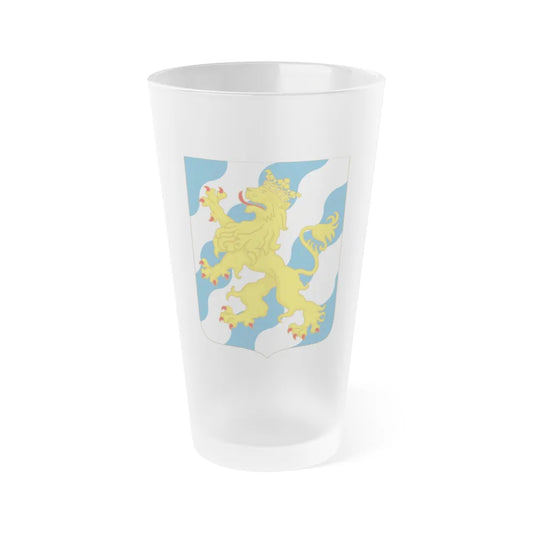 Arms of Bjelbo - Frosted Pint Glass 16oz-16oz-Frosted-Go Mug Yourself