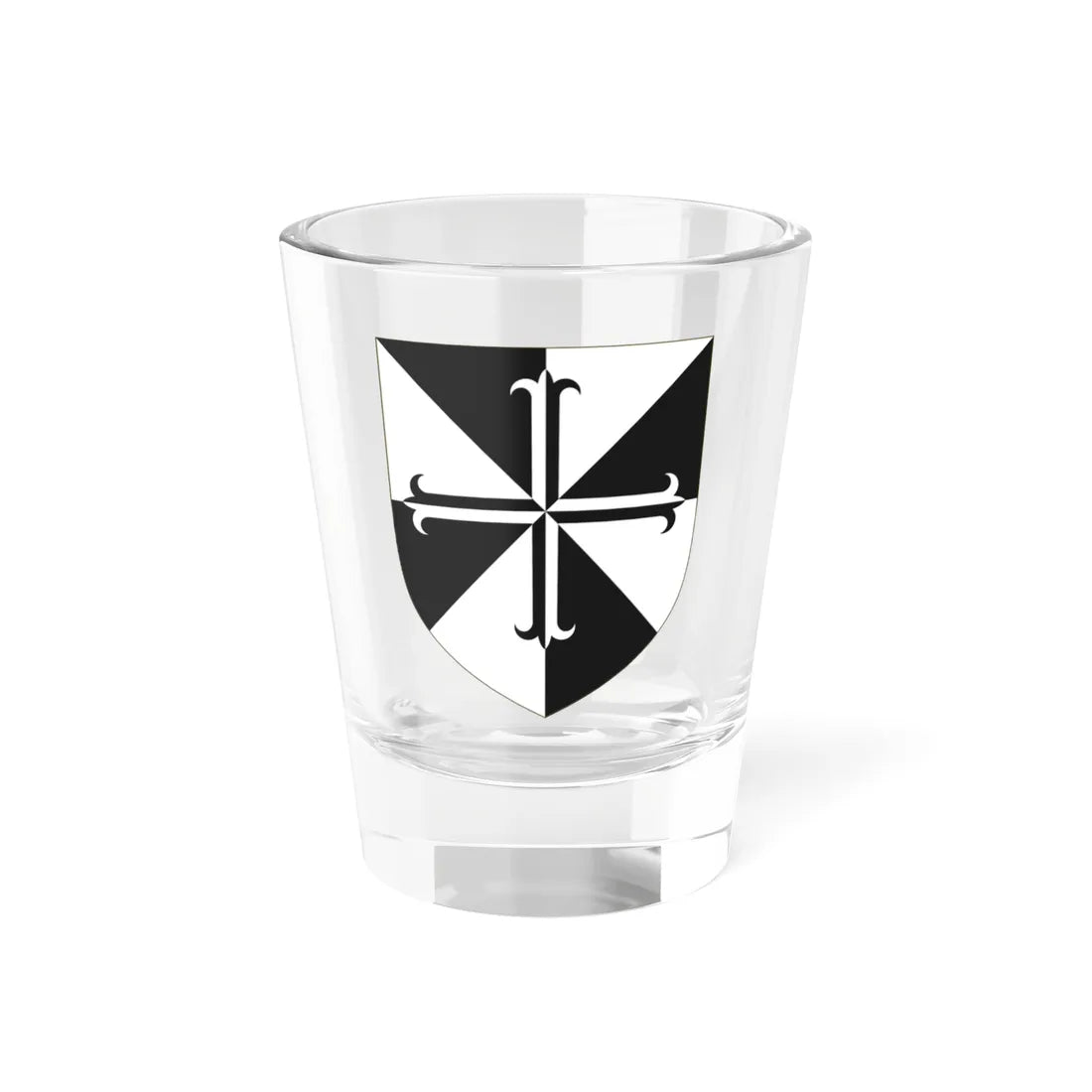 Arms of Blackfriars Oxford (England) (Coat of Arms) Shot Glass 1.5oz 1.5oz - Go Mug Yourself