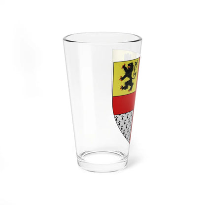 Arms of Bourke of Mayo (Ireland) (Coat of Arms) Pint Glass 16oz - Go Mug Yourself