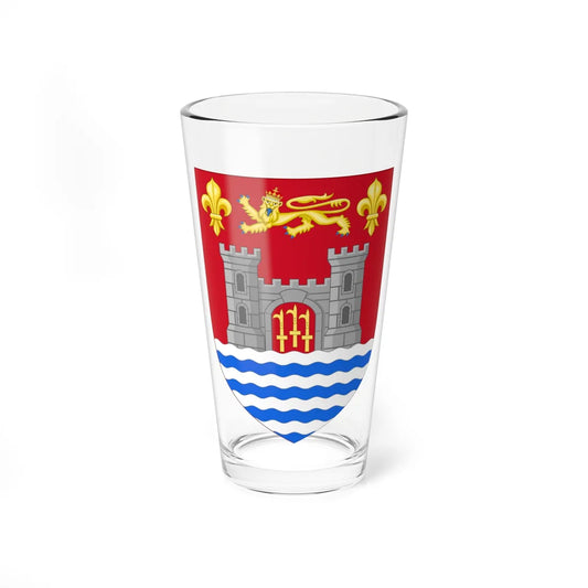 Arms of Bridport (England) (Coat of Arms) Pint Glass 16oz 16oz - Go Mug Yourself