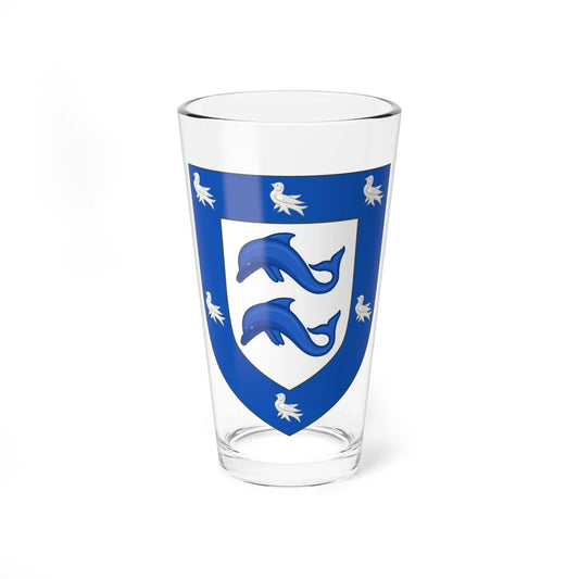 Arms of Brighton and Hove (England) (Coat of Arms) Pint Glass 16oz 16oz - Go Mug Yourself