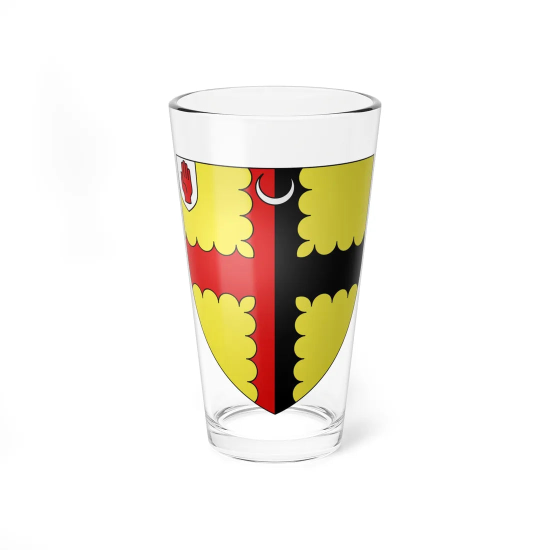 Arms of Brooke (England) (Coat of Arms) Pint Glass 16oz 16oz - Go Mug Yourself
