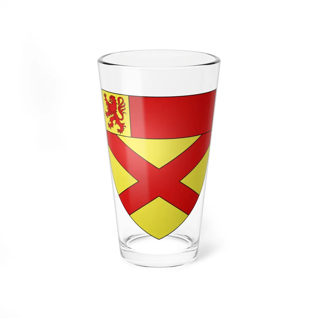 Arms of Bruce Lord Kinloss (Scotland) (Coat of Arms) Pint Glass 16oz 16oz - Go Mug Yourself