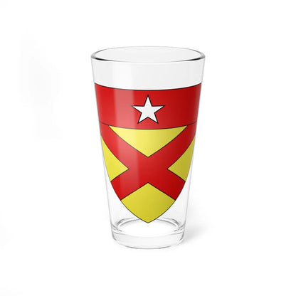 Arms of Bruce of Kennet (Scotland) (Coat of Arms) Pint Glass 16oz 16oz - Go Mug Yourself
