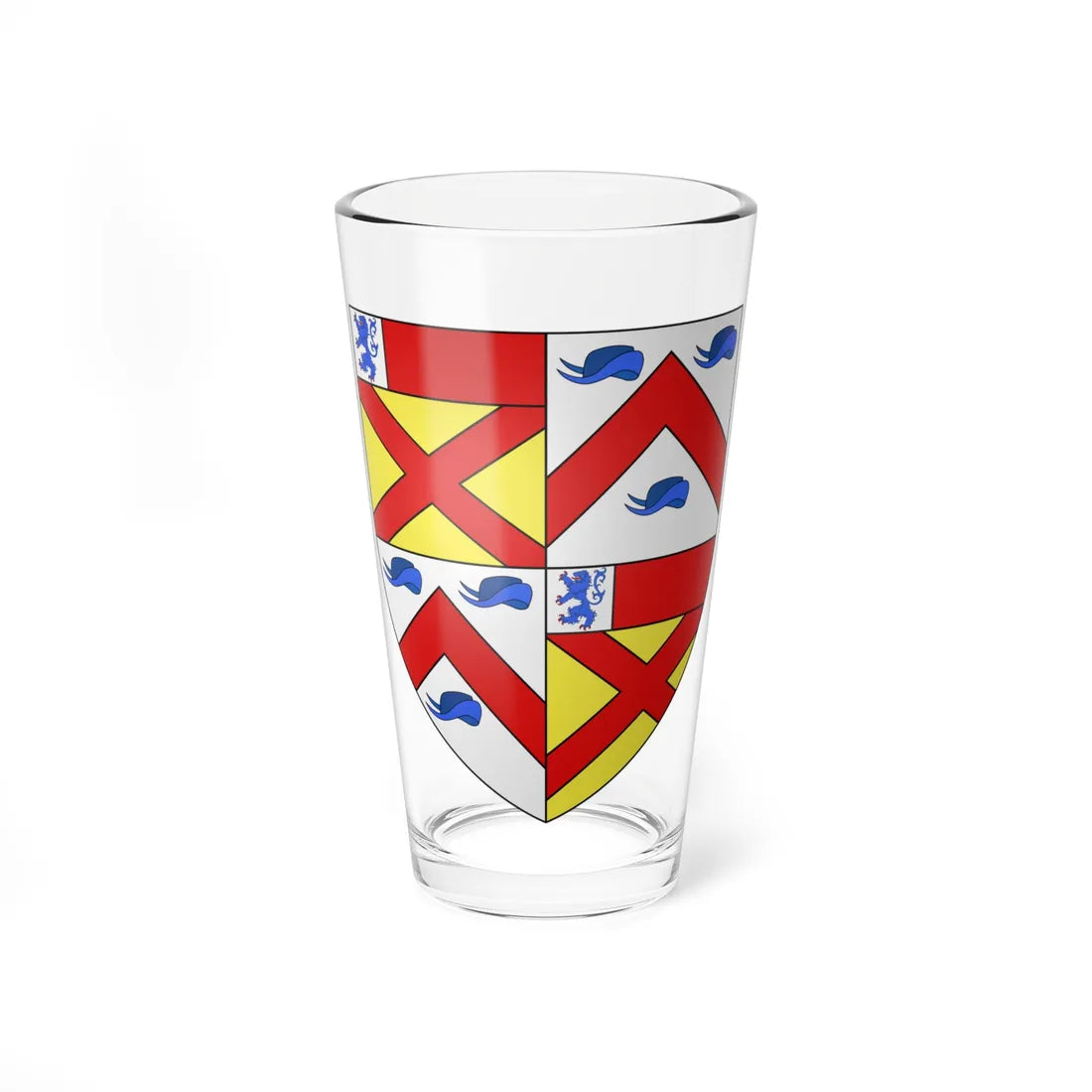 Arms of Brudenell Bruce Marquess of Ailesbury (Scotland) (Coat of Arms) Pint Glass 16oz 16oz - Go Mug Yourself