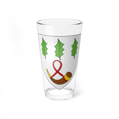 Arms of Burnett of Leys (Scotland) (Coat of Arms) Pint Glass 16oz 16oz - Go Mug Yourself