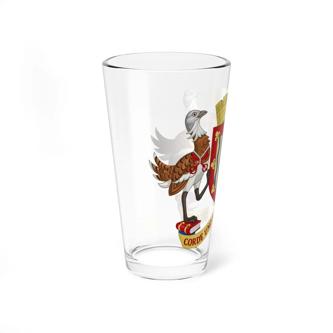 Arms of Cambridgeshire County Council (England) (Coat of Arms) Pint Glass 16oz - Go Mug Yourself