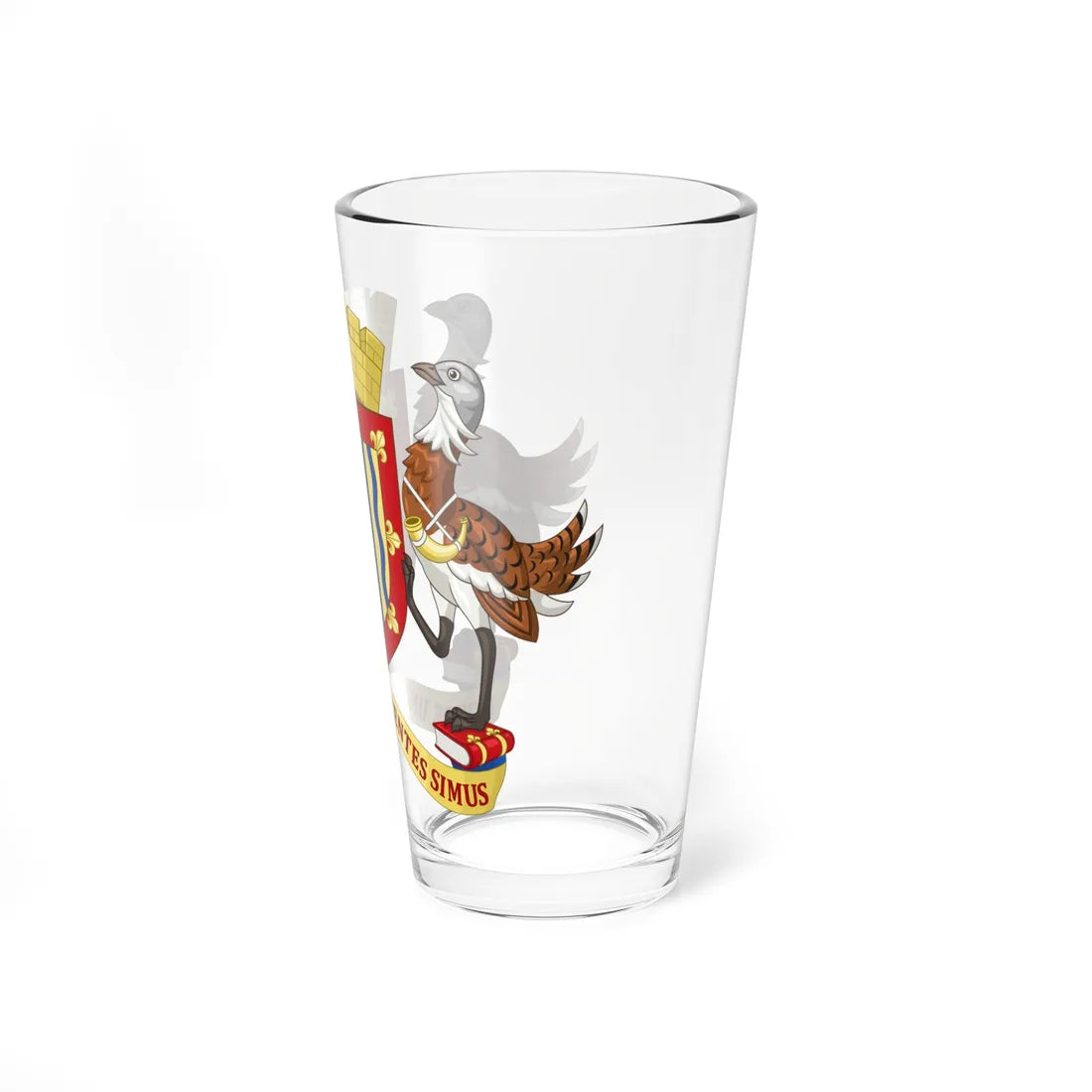 Arms of Cambridgeshire County Council (England) (Coat of Arms) Pint Glass 16oz - Go Mug Yourself