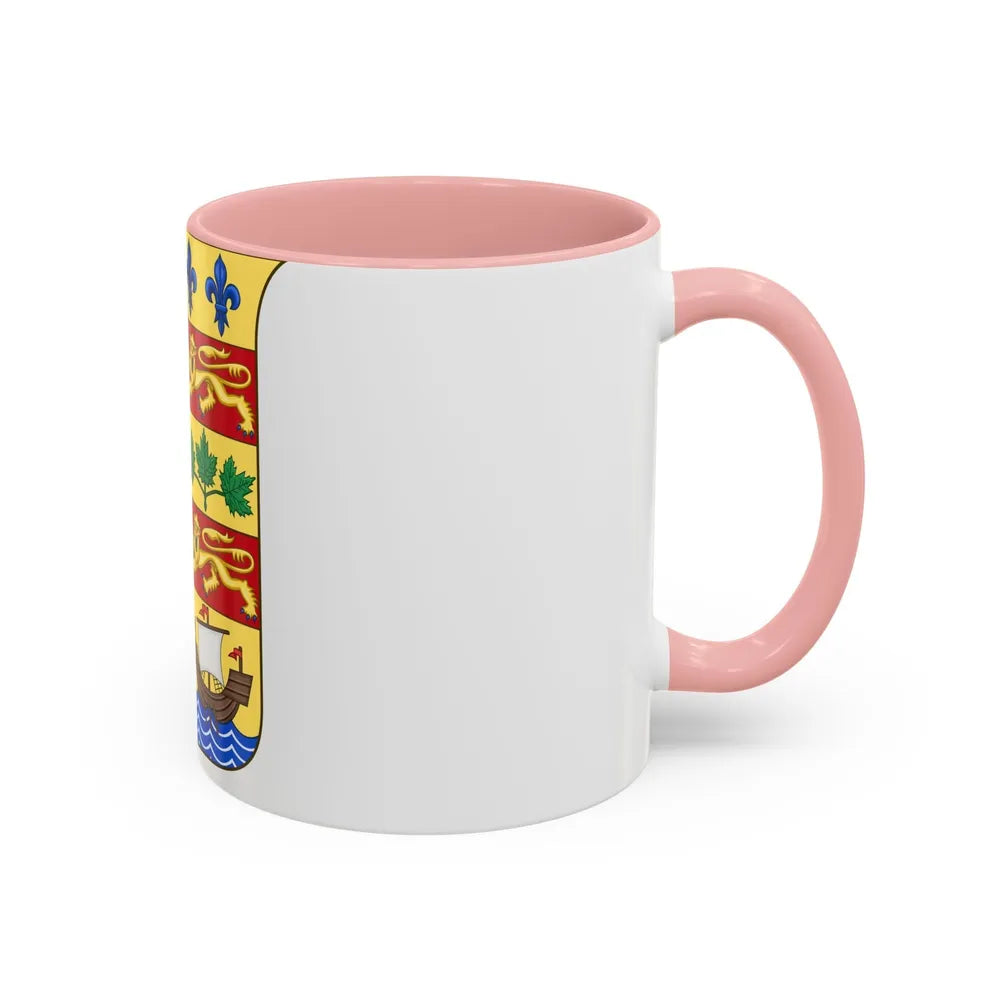 Arms of Canada 1868 - Accent Coffee Mug-Go Mug Yourself