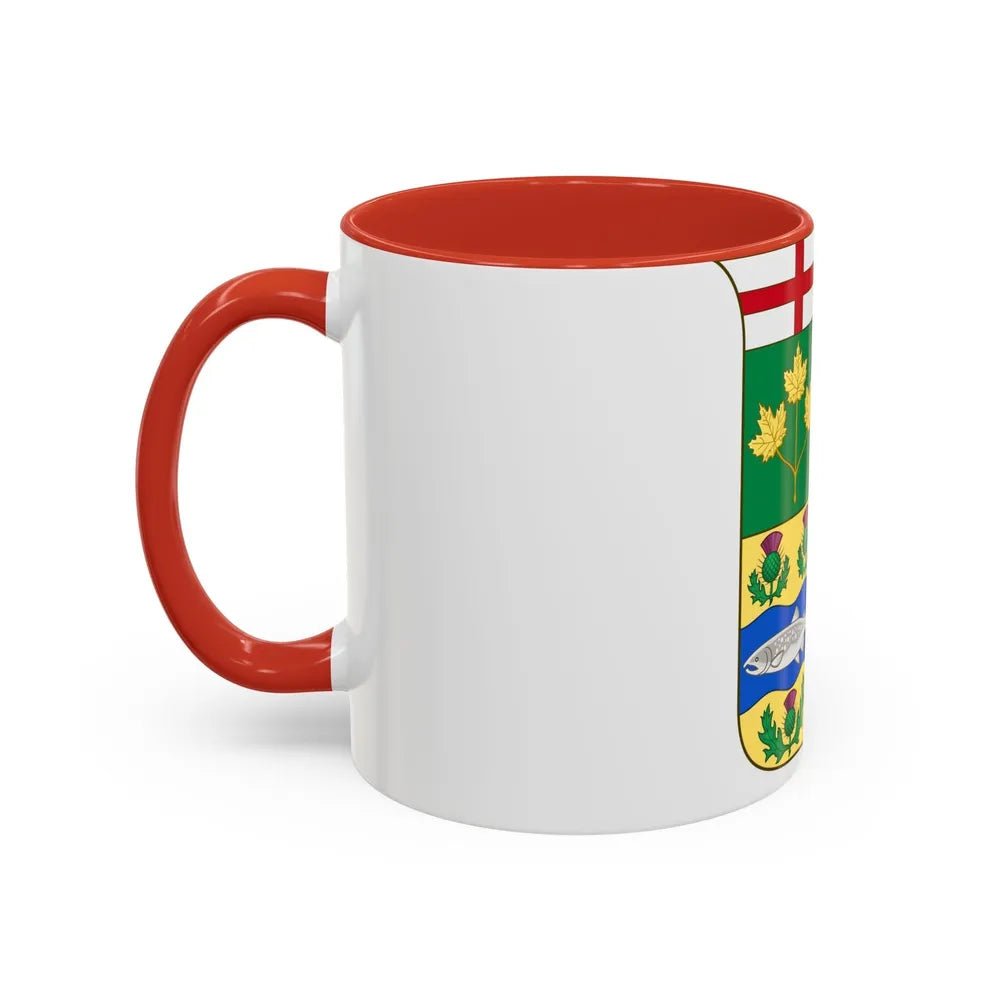 Arms of Canada 1868 - Accent Coffee Mug-Go Mug Yourself