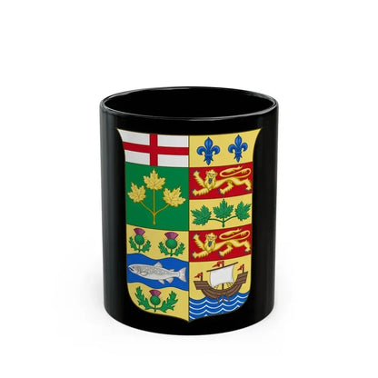 Arms of Canada 1868 - Black Coffee Mug 11oz - Go Mug Yourself