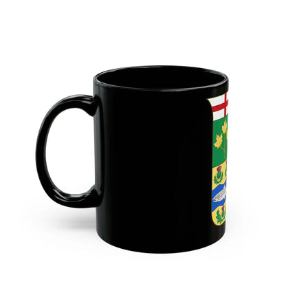 Arms of Canada 1868 - Black Coffee Mug-Go Mug Yourself