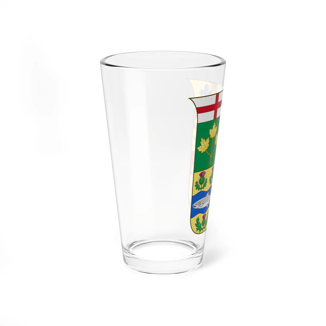 Arms of Canada 1868 (Canada) (Coat of Arms) Pint Glass 16oz - Go Mug Yourself