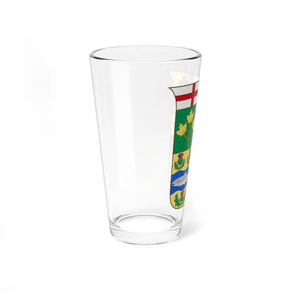 Arms of Canada 1868 (Canada) (Coat of Arms) Pint Glass 16oz - Go Mug Yourself