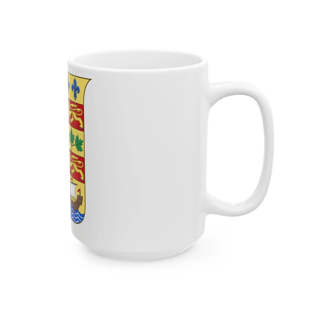 Arms of Canada 1868 - White Coffee Mug-Go Mug Yourself