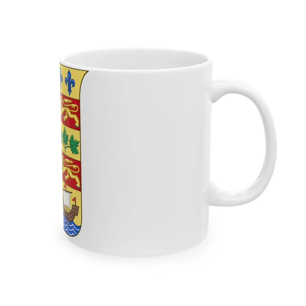 Arms of Canada 1868 - White Coffee Mug-Go Mug Yourself