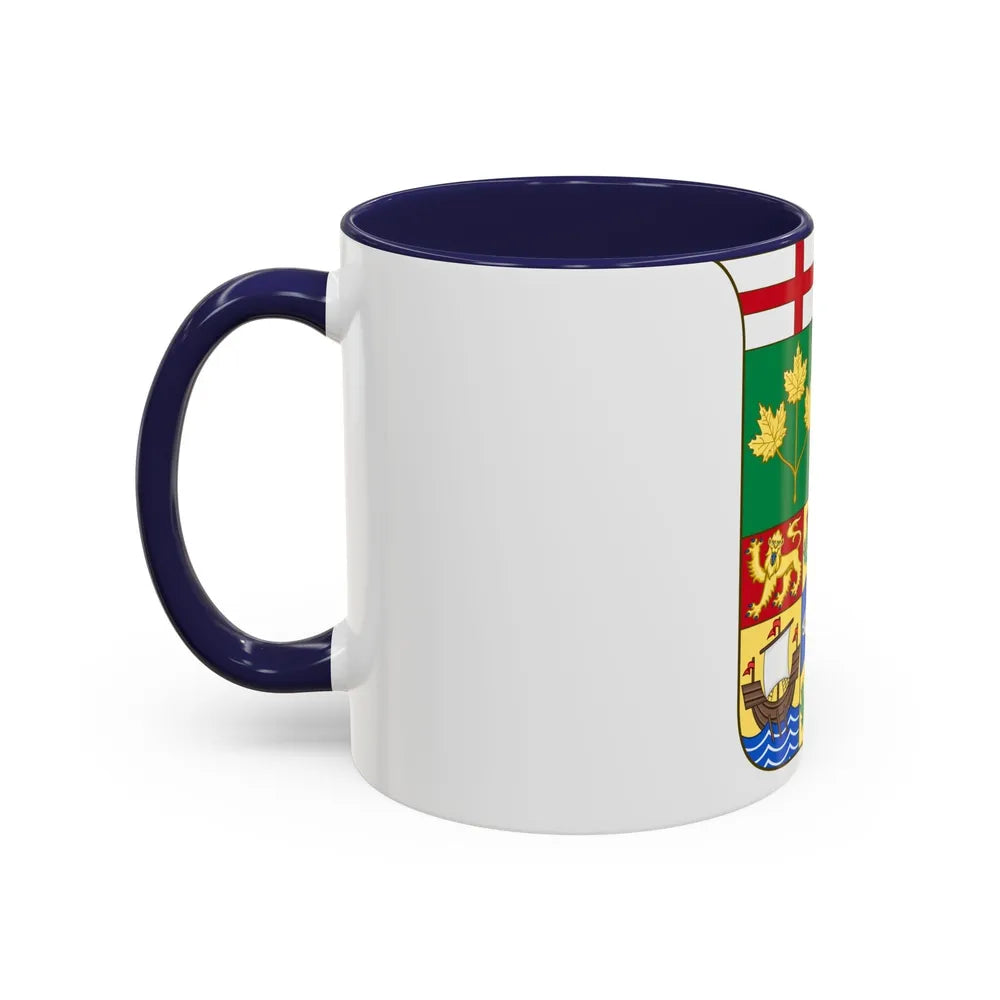 Arms of Canada 1870 - Accent Coffee Mug-Go Mug Yourself