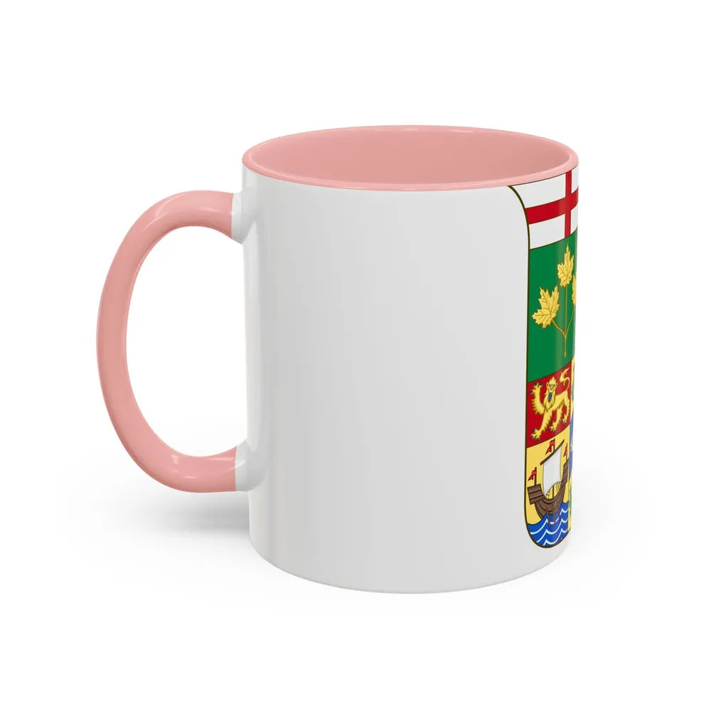 Arms of Canada 1870 - Accent Coffee Mug-Go Mug Yourself