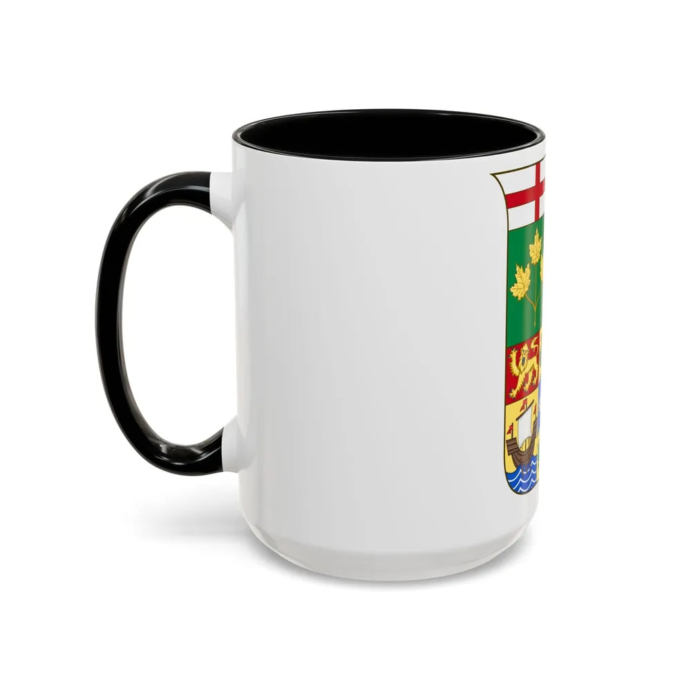 Arms of Canada 1870 - Accent Coffee Mug-Go Mug Yourself