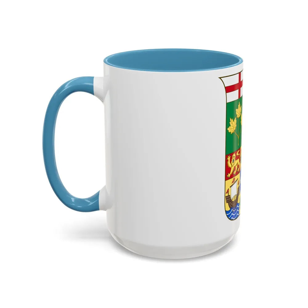 Arms of Canada 1870 - Accent Coffee Mug-Go Mug Yourself