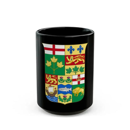 Arms of Canada 1870 - Black Coffee Mug 15oz - Go Mug Yourself