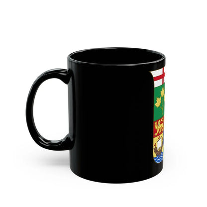 Arms of Canada 1870 - Black Coffee Mug-Go Mug Yourself