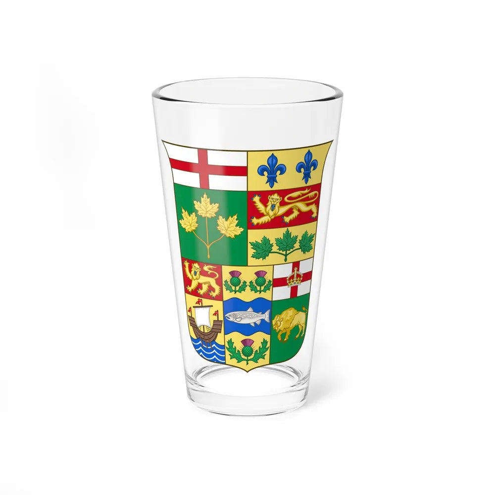 Arms of Canada 1870 - Pint Glass 16oz-16oz-Go Mug Yourself