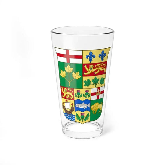 Arms of Canada 1870 - Pint Glass 16oz 16oz - Go Mug Yourself