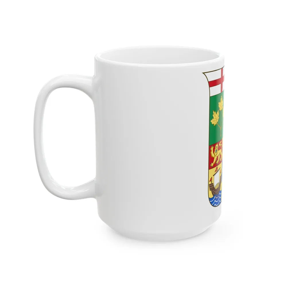 Arms of Canada 1870 - White Coffee Mug-Go Mug Yourself