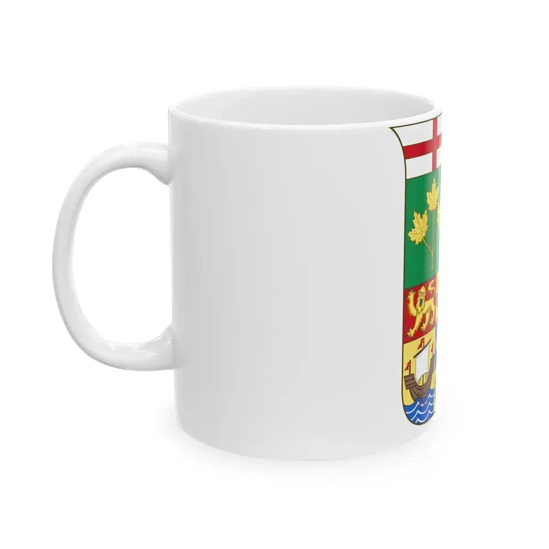 Arms of Canada 1870 - White Coffee Mug - Go Mug Yourself