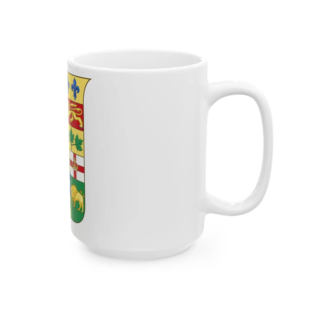 Arms of Canada 1870 - White Coffee Mug-Go Mug Yourself