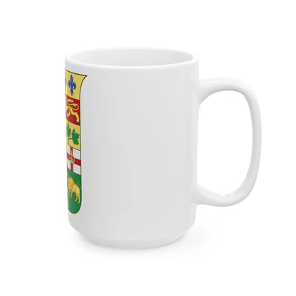 Arms of Canada 1870 - White Coffee Mug-Go Mug Yourself