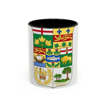 Arms of Canada 1873 - Accent Coffee Mug 11oz Black - Go Mug Yourself