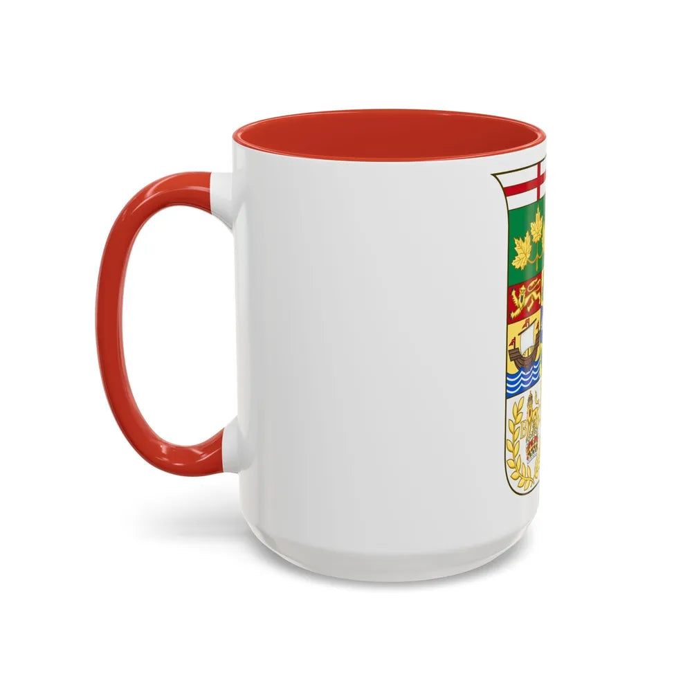 Arms of Canada 1873 - Accent Coffee Mug-Go Mug Yourself