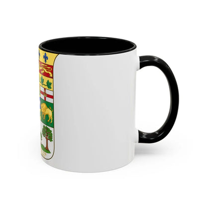 Arms of Canada 1873 - Accent Coffee Mug-Go Mug Yourself