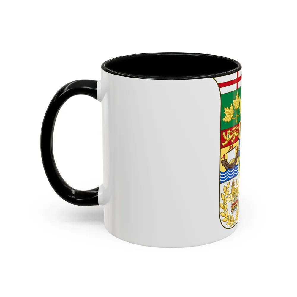 Arms of Canada 1873 - Accent Coffee Mug-Go Mug Yourself