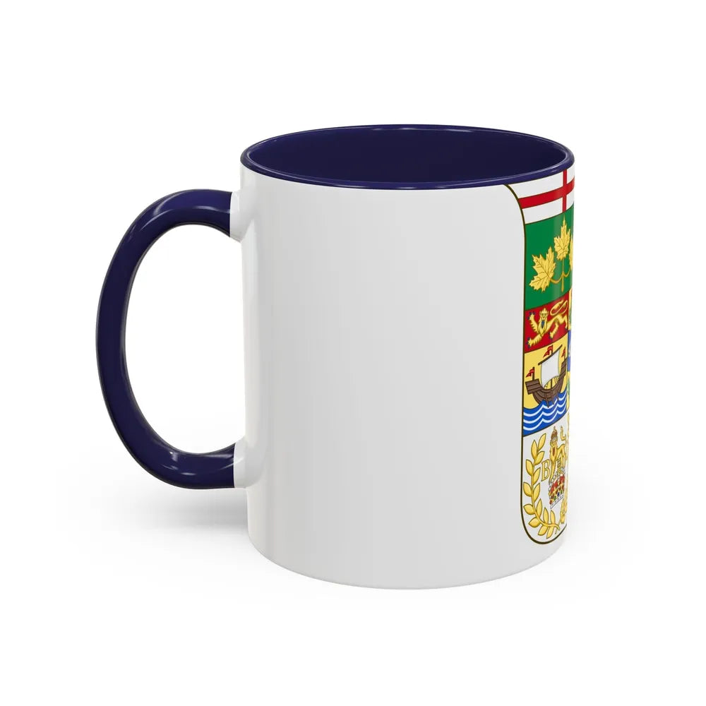 Arms of Canada 1873 - Accent Coffee Mug-Go Mug Yourself