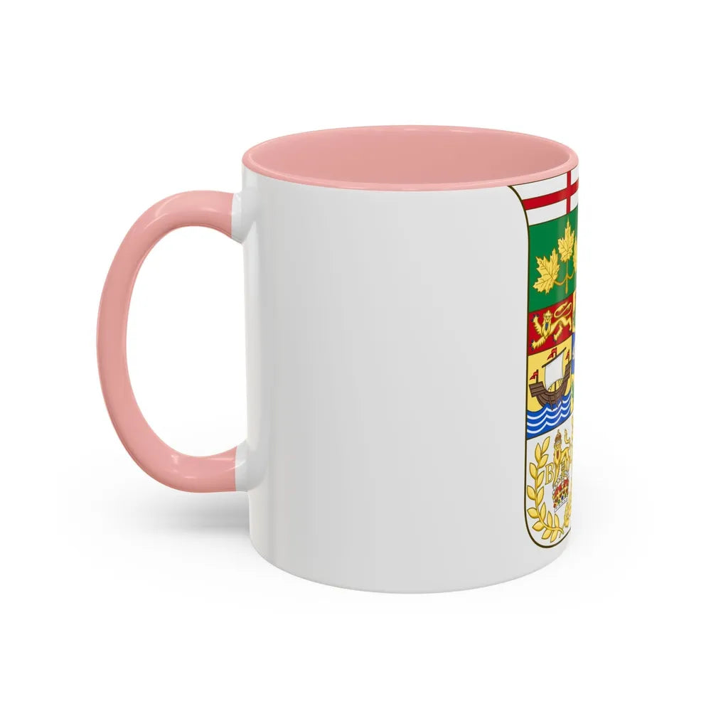 Arms of Canada 1873 - Accent Coffee Mug-Go Mug Yourself