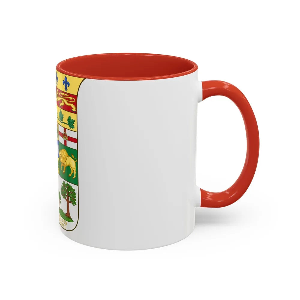 Arms of Canada 1873 - Accent Coffee Mug-Go Mug Yourself