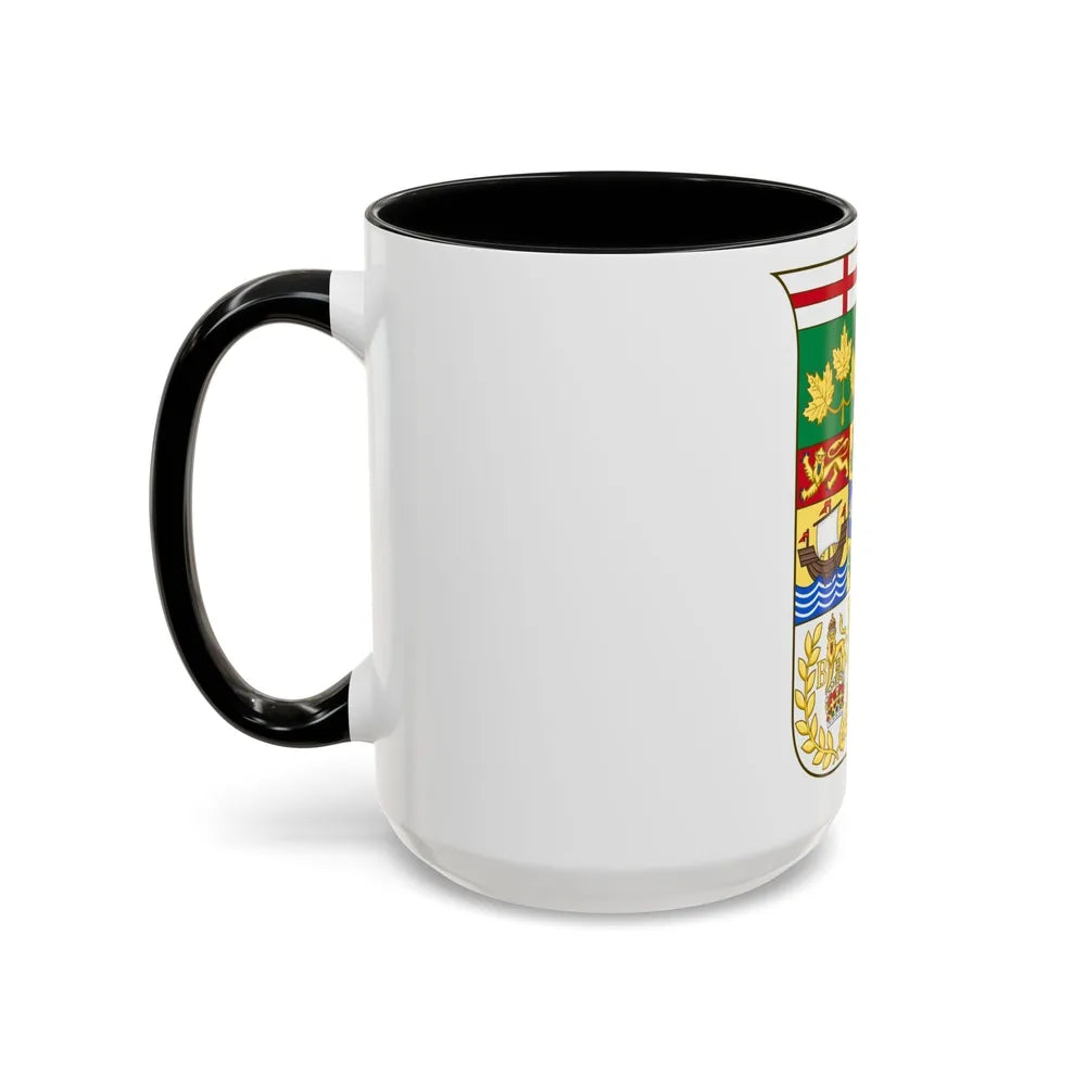 Arms of Canada 1873 - Accent Coffee Mug-Go Mug Yourself