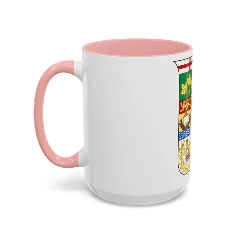 Arms of Canada 1873 - Accent Coffee Mug-Go Mug Yourself