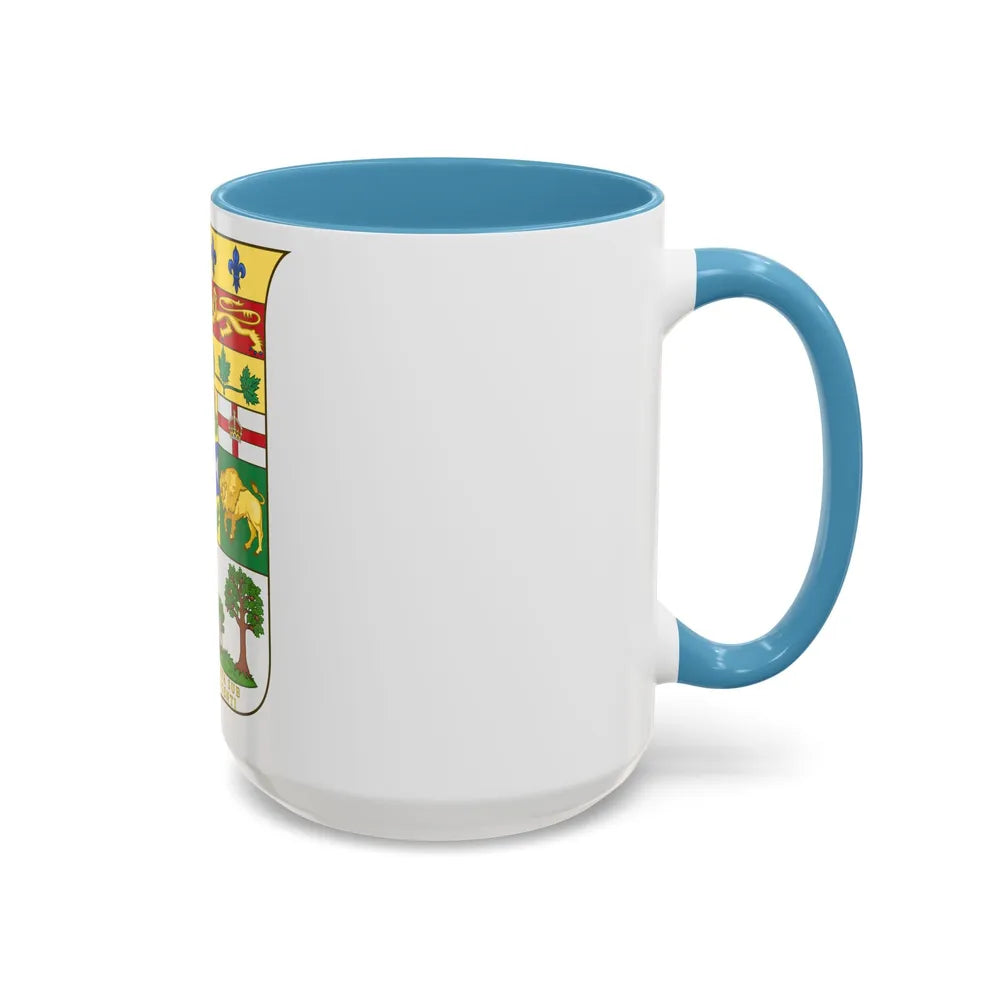 Arms of Canada 1873 - Accent Coffee Mug-Go Mug Yourself