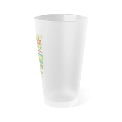 Arms of Canada 1873 - Frosted Pint Glass 16oz - Go Mug Yourself