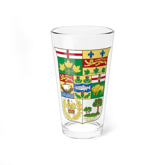 Arms of Canada 1873 - Pint Glass 16oz 16oz - Go Mug Yourself