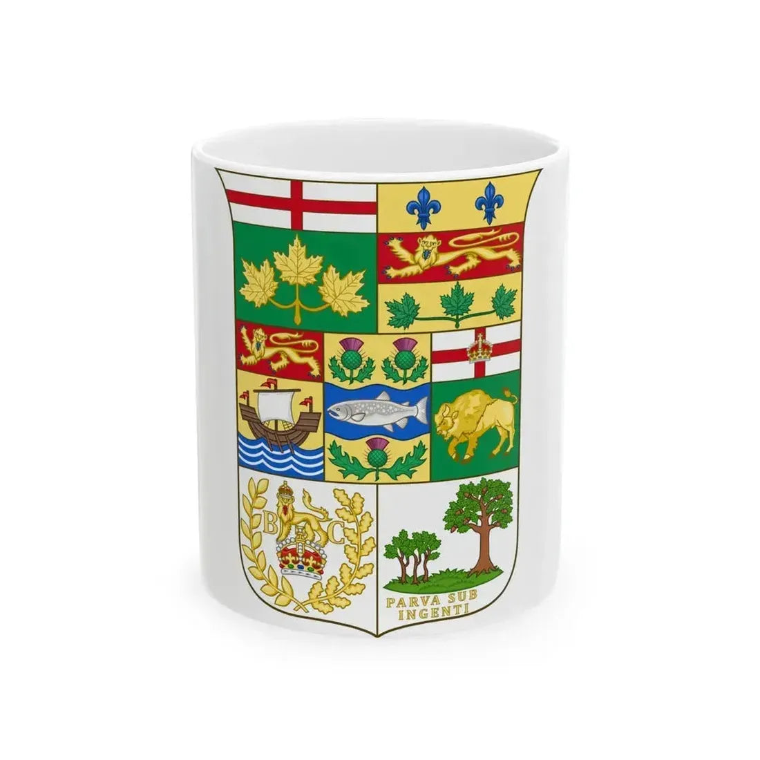 Arms of Canada 1873 - White Coffee Mug 11oz - Go Mug Yourself