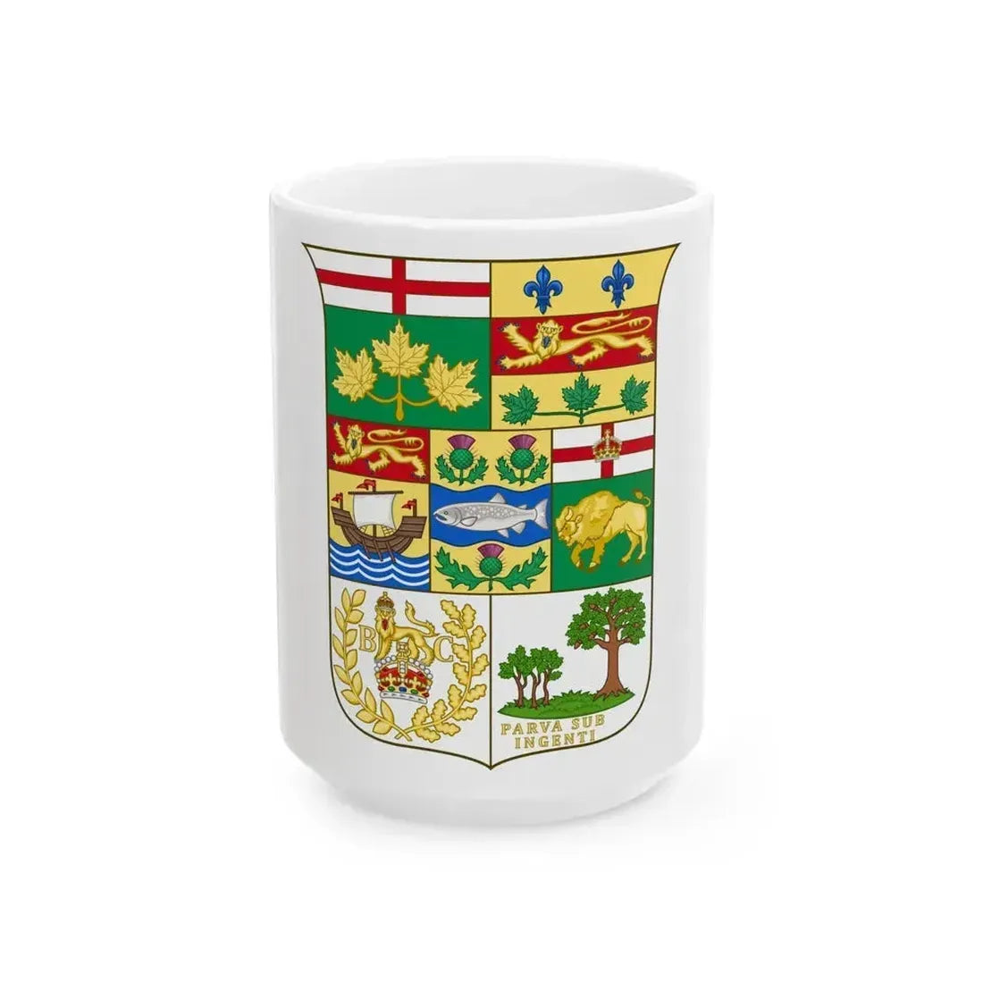 Arms of Canada 1873 - White Coffee Mug 15oz - Go Mug Yourself
