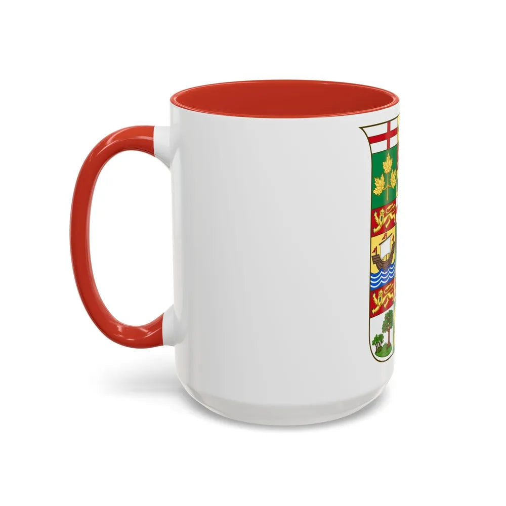 Arms of Canada 1907 - Accent Coffee Mug-Go Mug Yourself